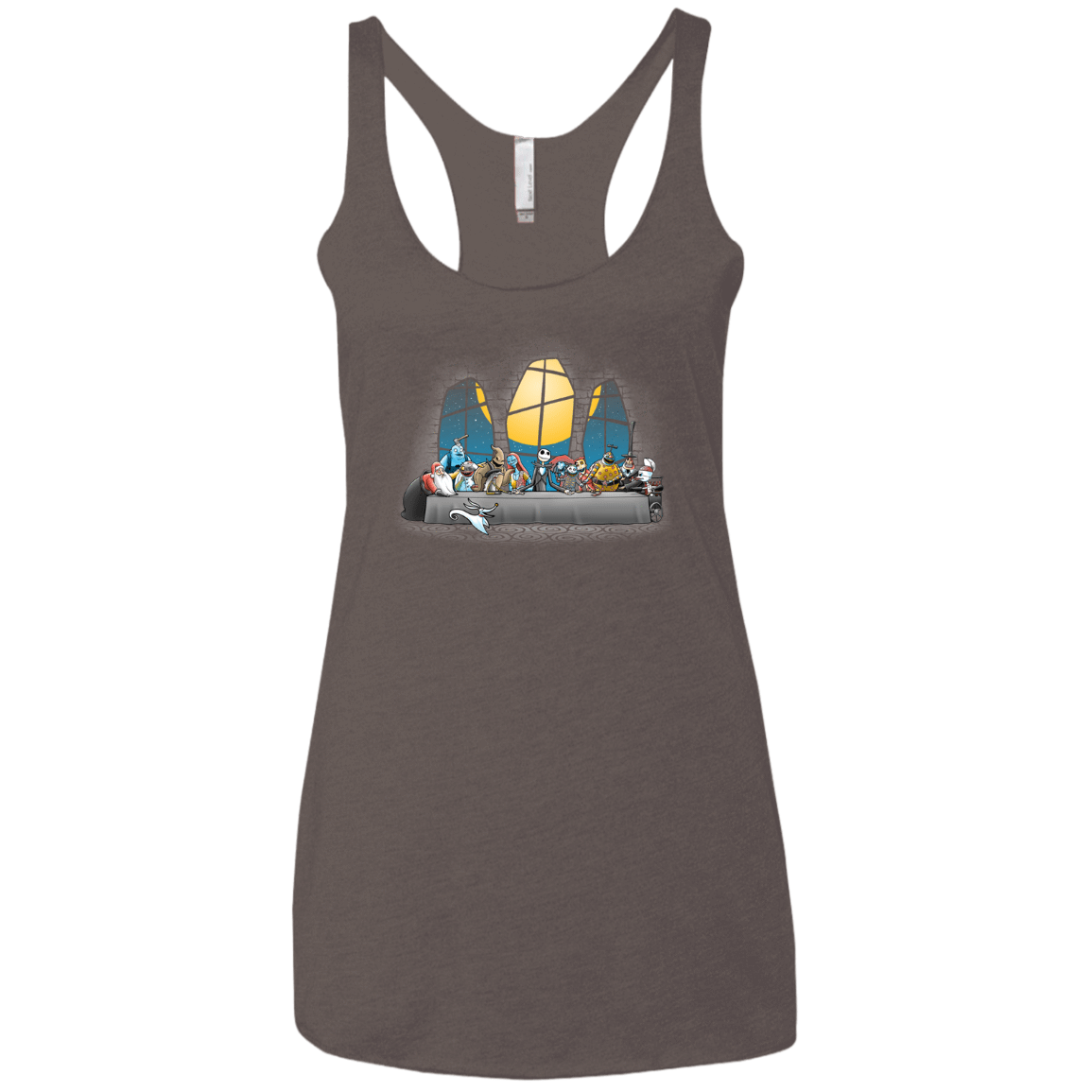 T-Shirts Macchiato / X-Small Dinner Before Christmas Women's Triblend Racerback Tank