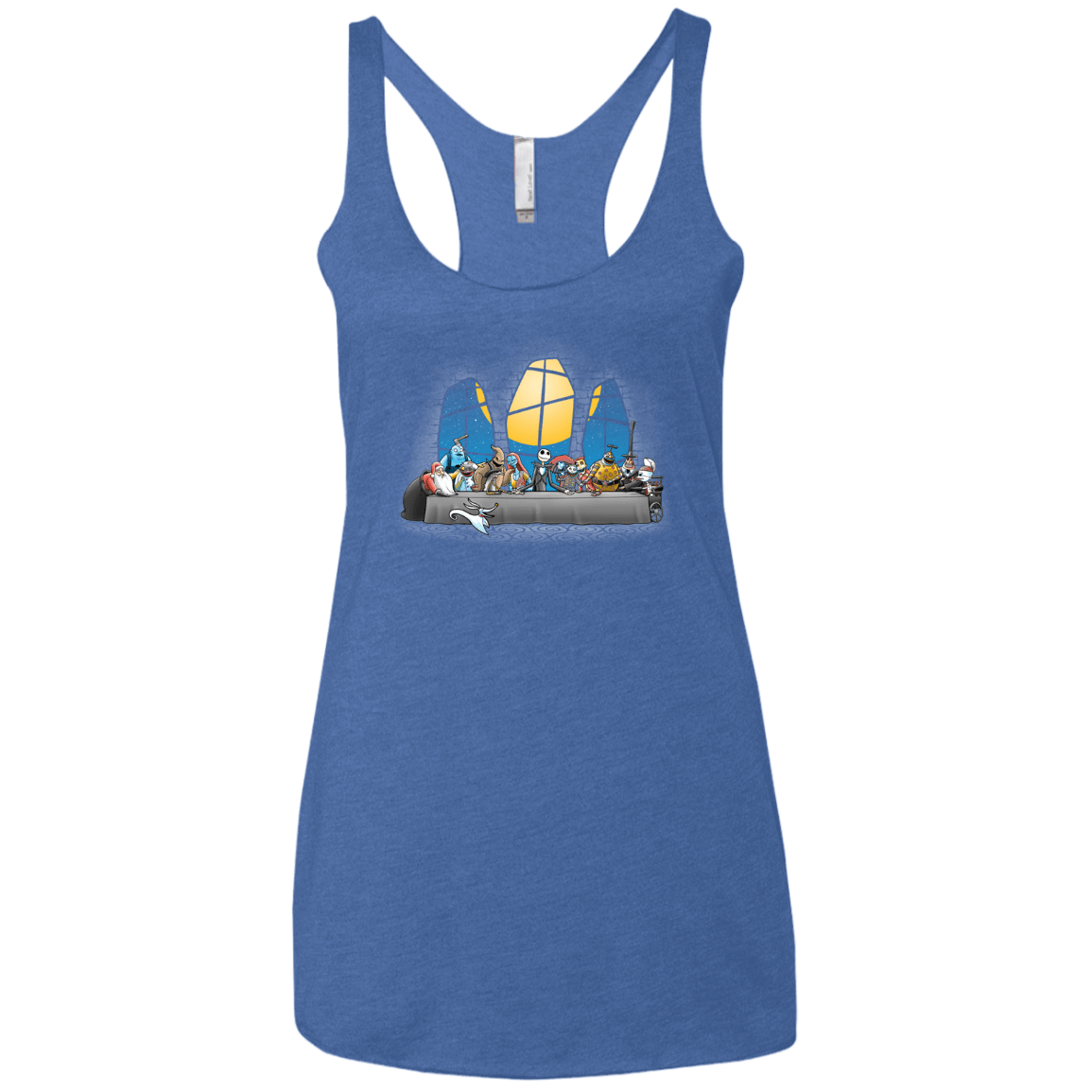T-Shirts Vintage Royal / X-Small Dinner Before Christmas Women's Triblend Racerback Tank