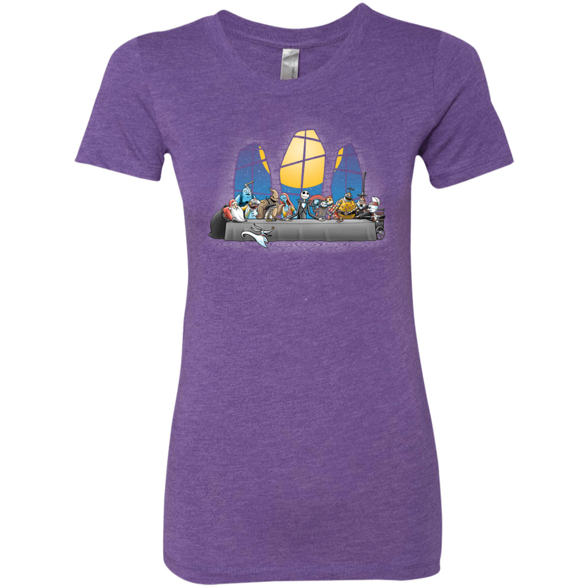 T-Shirts Purple Rush / S Dinner Before Christmas Women's Triblend T-Shirt