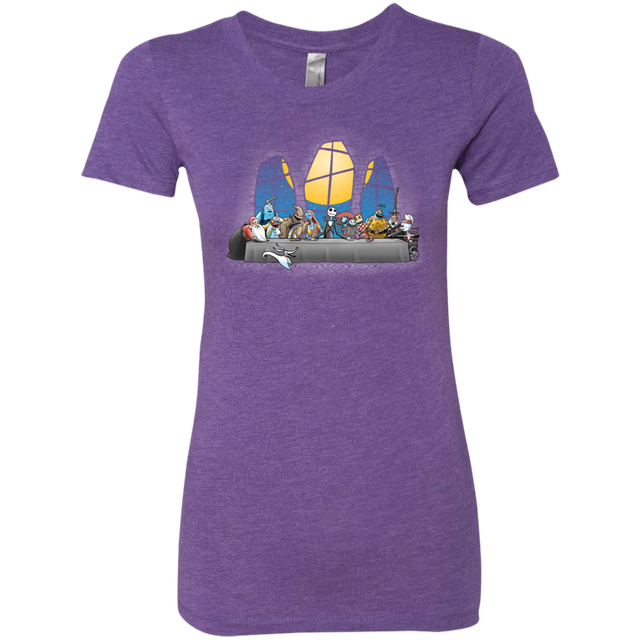 T-Shirts Purple Rush / S Dinner Before Christmas Women's Triblend T-Shirt