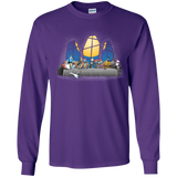 T-Shirts Purple / YS Dinner Before Christmas Youth Long Sleeve T-Shirt