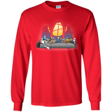T-Shirts Red / YS Dinner Before Christmas Youth Long Sleeve T-Shirt