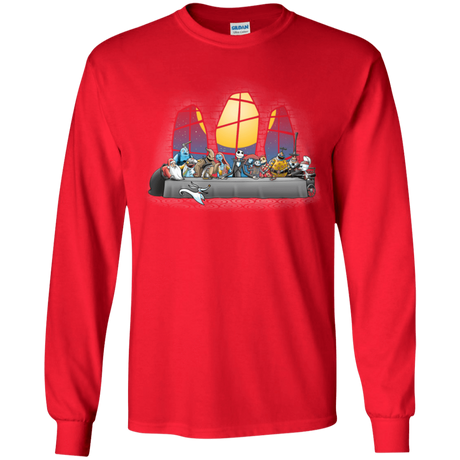 T-Shirts Red / YS Dinner Before Christmas Youth Long Sleeve T-Shirt