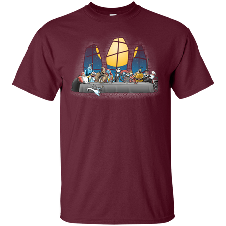 T-Shirts Maroon / YXS Dinner Before Christmas Youth T-Shirt
