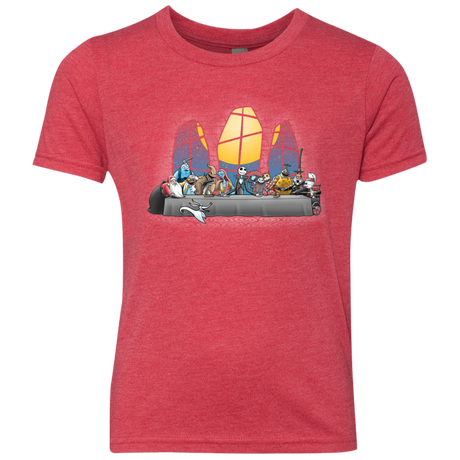 T-Shirts Vintage Red / YXS Dinner Before Christmas Youth Triblend T-Shirt