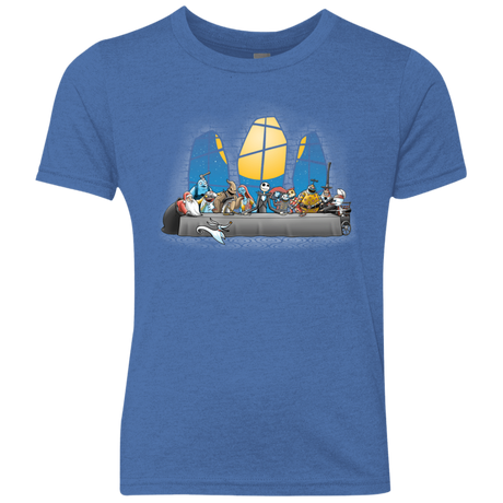 T-Shirts Vintage Royal / YXS Dinner Before Christmas Youth Triblend T-Shirt