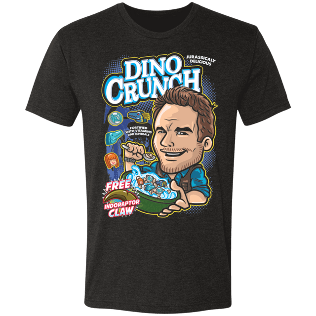 T-Shirts Vintage Black / S Dino Crunch Men's Triblend T-Shirt