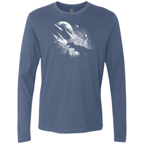 T-Shirts Indigo / Small Dino death Men's Premium Long Sleeve