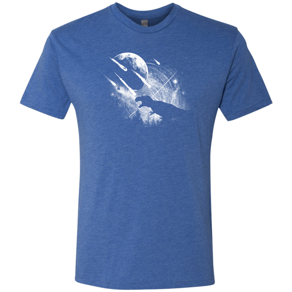 T-Shirts Vintage Royal / Small Dino death Men's Triblend T-Shirt