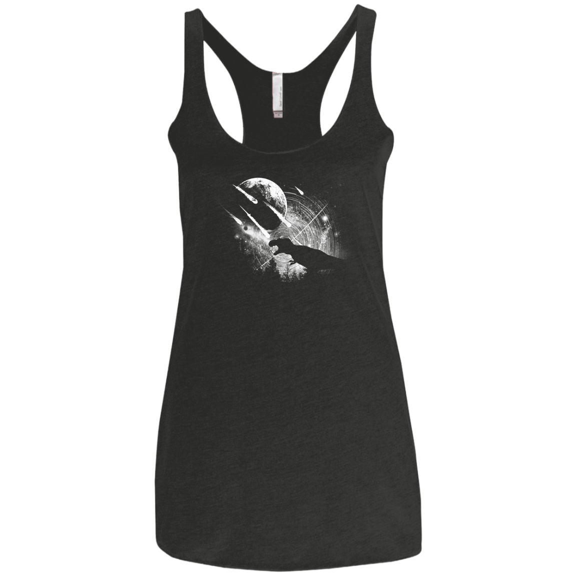T-Shirts Vintage Black / X-Small Dino death Women's Triblend Racerback Tank