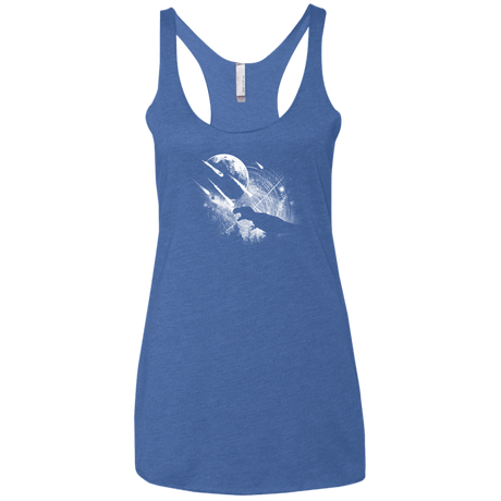 T-Shirts Vintage Royal / X-Small Dino death Women's Triblend Racerback Tank