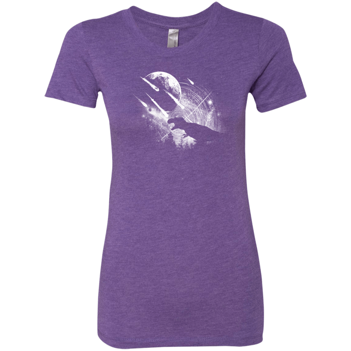 T-Shirts Purple Rush / Small Dino death Women's Triblend T-Shirt