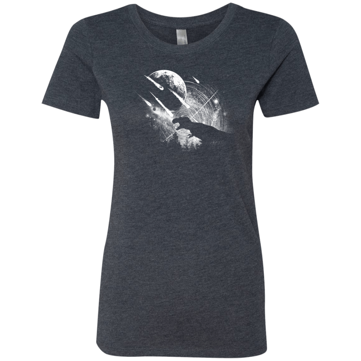 T-Shirts Vintage Navy / Small Dino death Women's Triblend T-Shirt