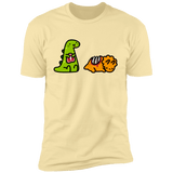 T-Shirts Banana Cream / S Dino Steak Men's Premium T-Shirt