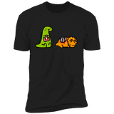 T-Shirts Black / S Dino Steak Men's Premium T-Shirt