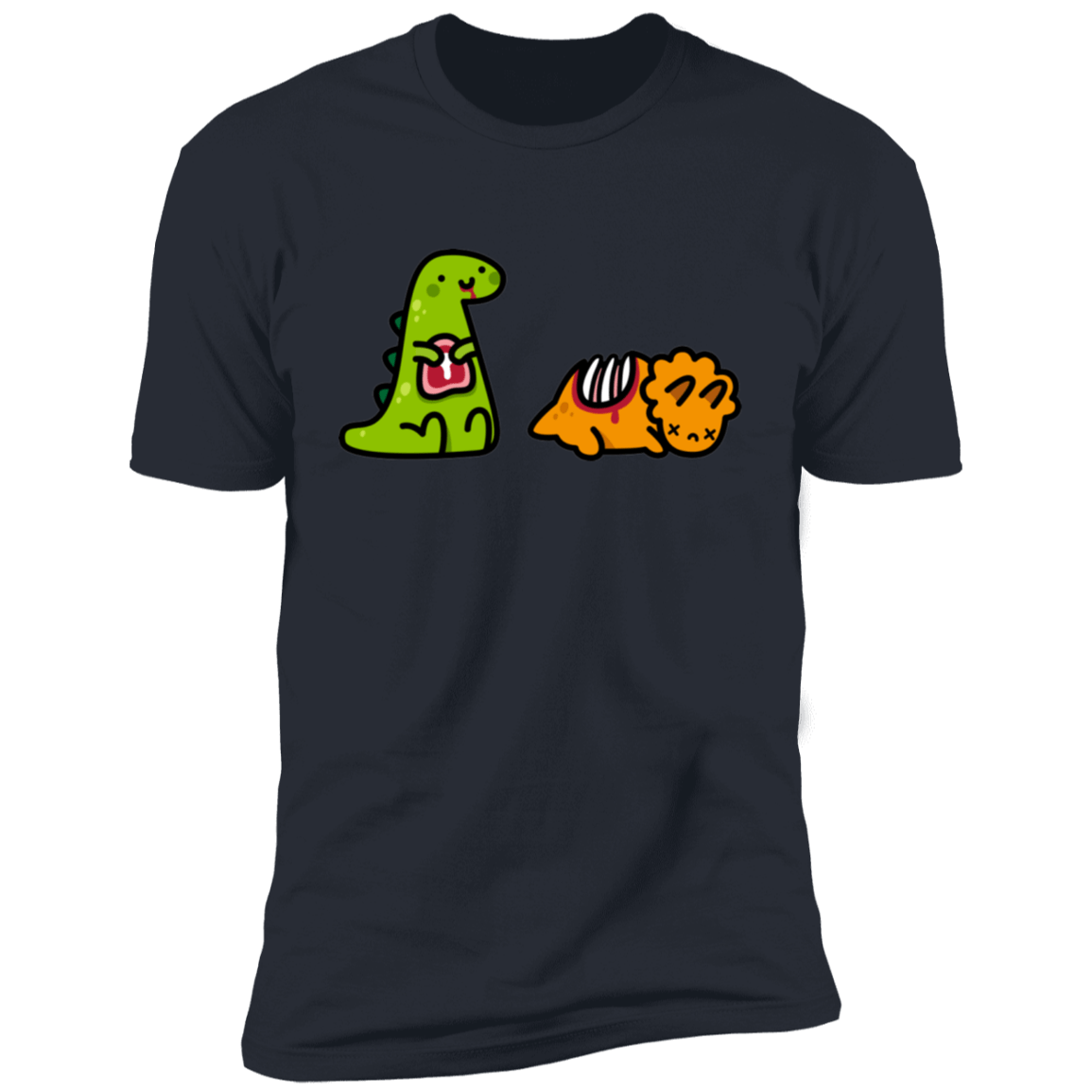 T-Shirts Indigo / S Dino Steak Men's Premium T-Shirt