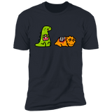 T-Shirts Indigo / S Dino Steak Men's Premium T-Shirt