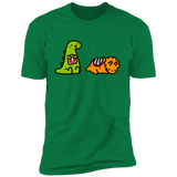 T-Shirts Kelly Green / S Dino Steak Men's Premium T-Shirt