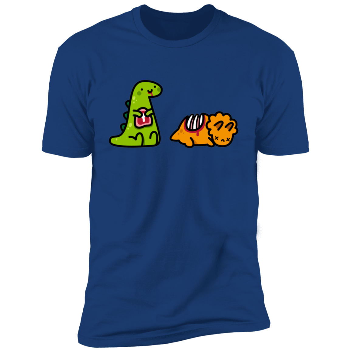 T-Shirts Royal / S Dino Steak Men's Premium T-Shirt