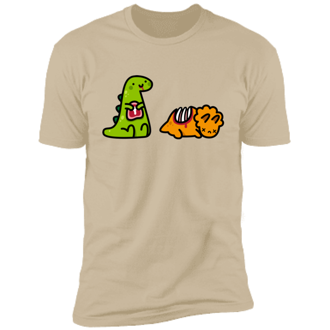 T-Shirts Sand / S Dino Steak Men's Premium T-Shirt