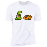 T-Shirts White / S Dino Steak Men's Premium T-Shirt