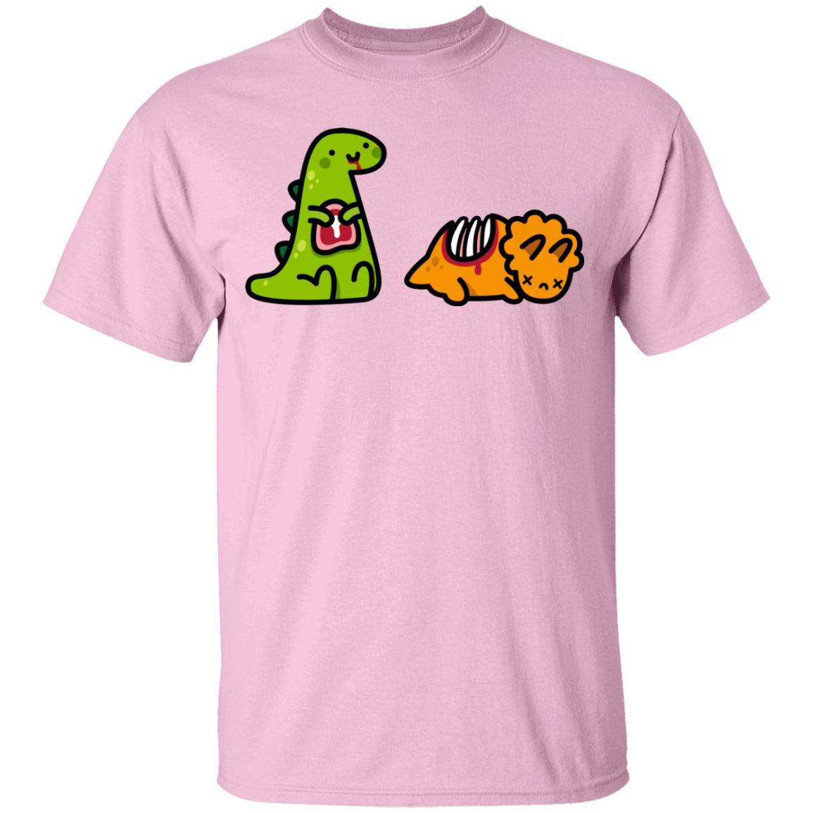 T-Shirts Light Pink / YXS Dino Steak Youth T-Shirt
