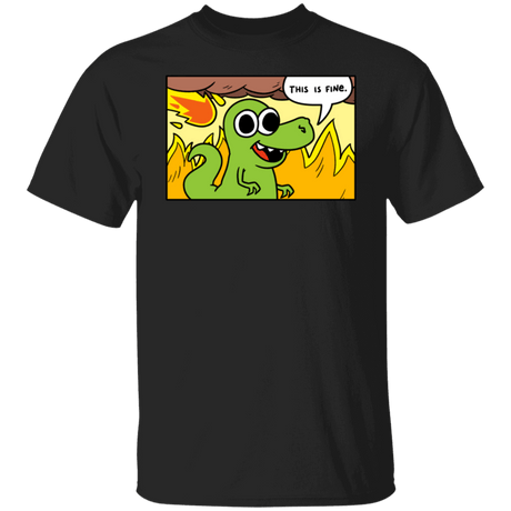 T-Shirts Black / S Dinoptimistic T-Shirt
