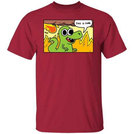 T-Shirts Cardinal / S Dinoptimistic T-Shirt