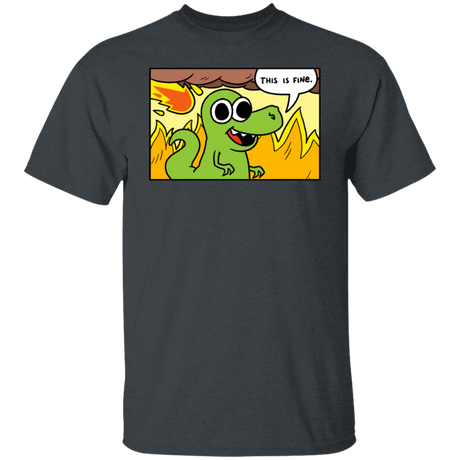 T-Shirts Dark Heather / S Dinoptimistic T-Shirt
