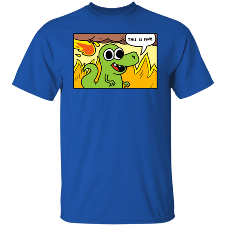 T-Shirts Royal / S Dinoptimistic T-Shirt