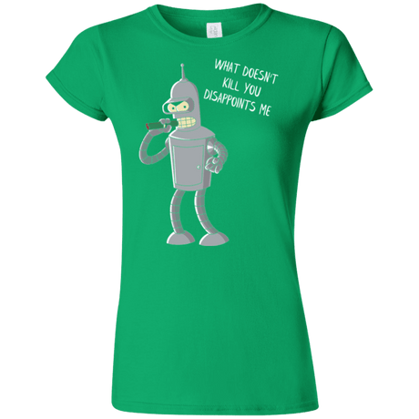 T-Shirts Irish Green / S Disappointed Junior Slimmer-Fit T-Shirt