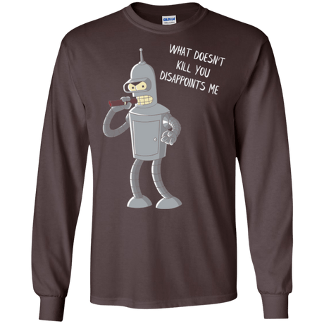 T-Shirts Dark Chocolate / S Disappointed Men's Long Sleeve T-Shirt