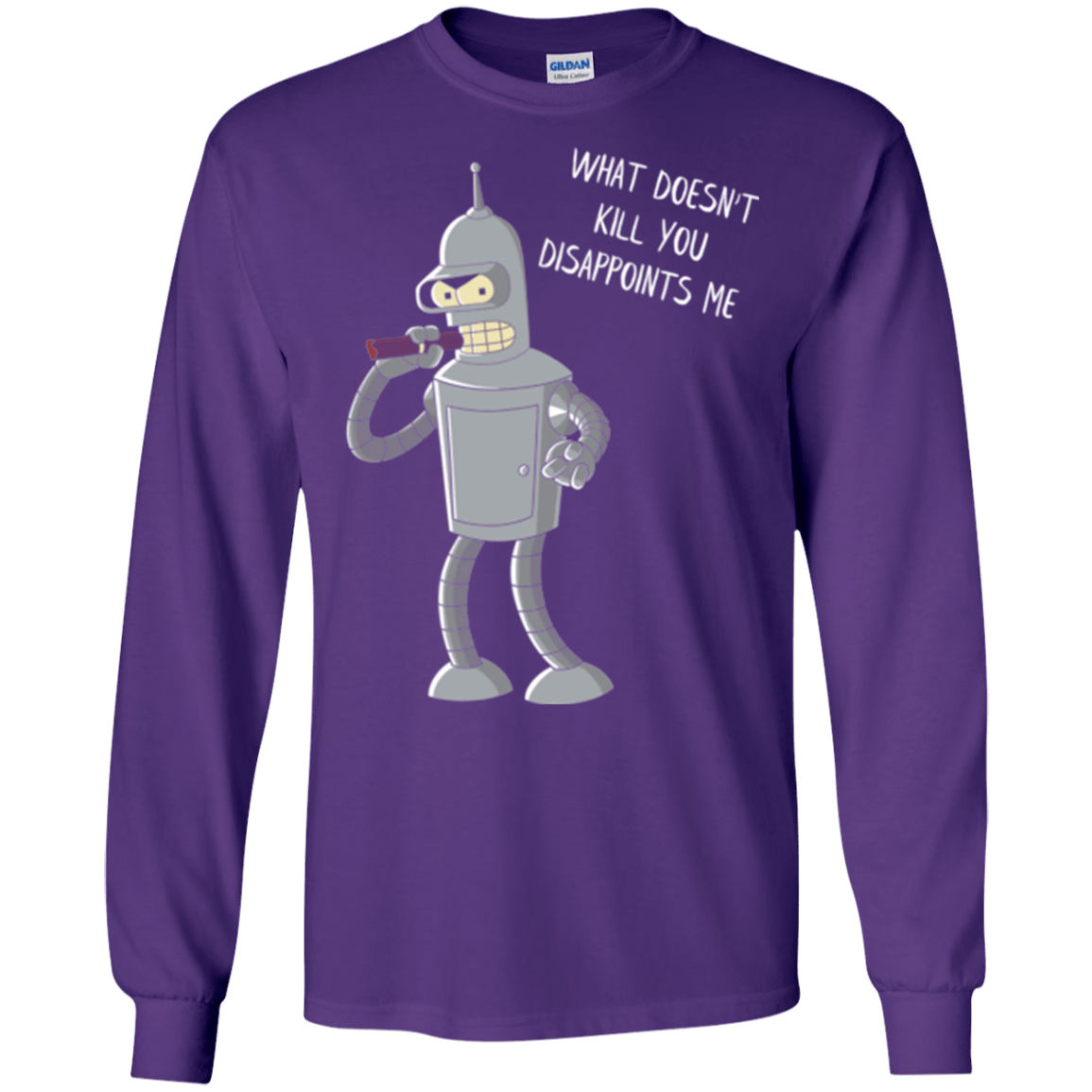 T-Shirts Purple / S Disappointed Men's Long Sleeve T-Shirt