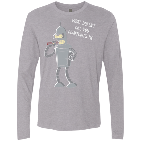 T-Shirts Heather Grey / S Disappointed Men's Premium Long Sleeve