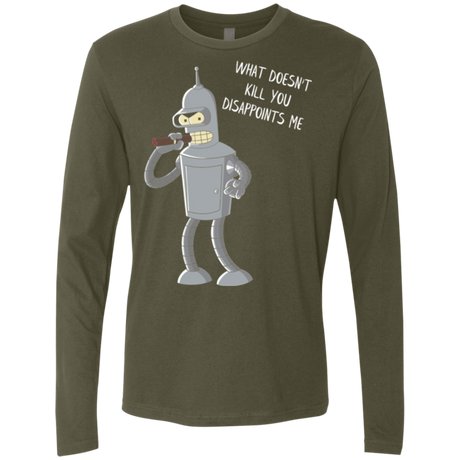 T-Shirts Military Green / S Disappointed Men's Premium Long Sleeve