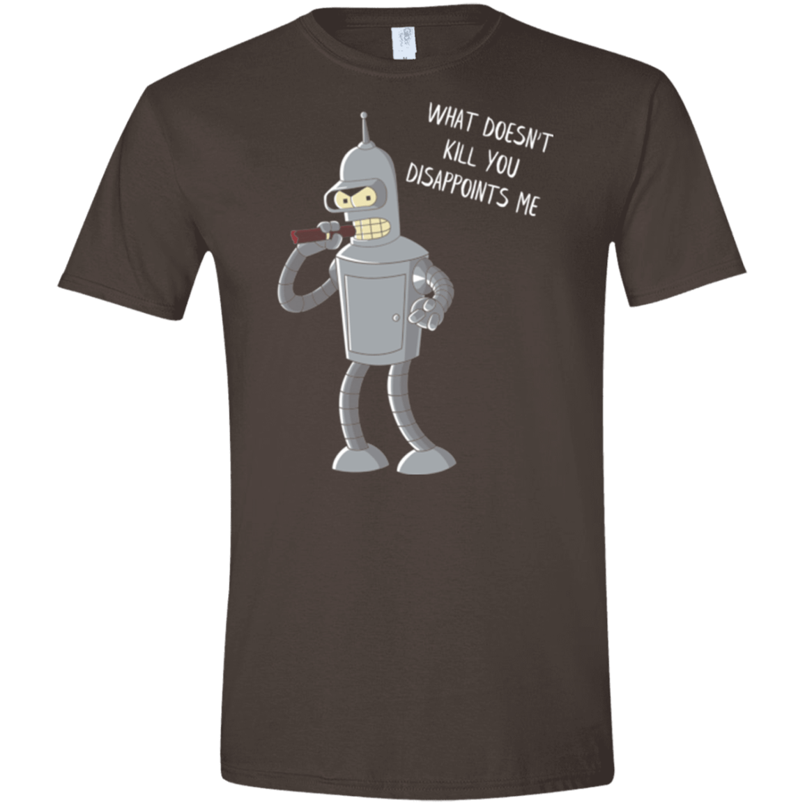 T-Shirts Dark Chocolate / S Disappointed Men's Semi-Fitted Softstyle