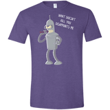 T-Shirts Heather Purple / S Disappointed Men's Semi-Fitted Softstyle