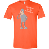 T-Shirts Orange / S Disappointed Men's Semi-Fitted Softstyle