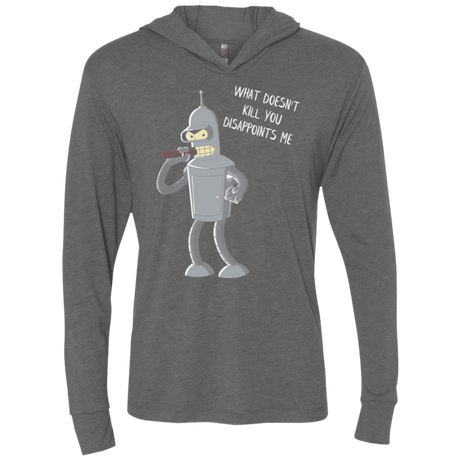 T-Shirts Premium Heather / X-Small Disappointed Triblend Long Sleeve Hoodie Tee