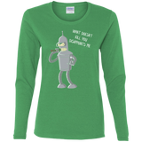 T-Shirts Irish Green / S Disappointed Women's Long Sleeve T-Shirt