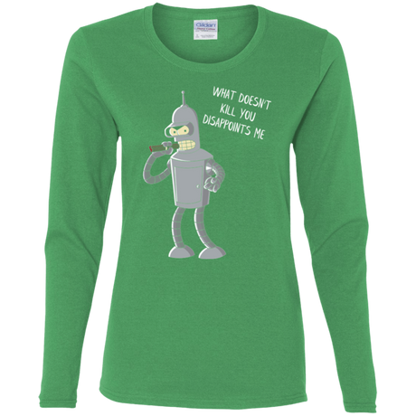 T-Shirts Irish Green / S Disappointed Women's Long Sleeve T-Shirt