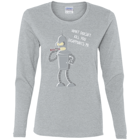 T-Shirts Sport Grey / S Disappointed Women's Long Sleeve T-Shirt