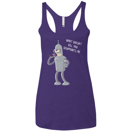 T-Shirts Purple Rush / X-Small Disappointed Women's Triblend Racerback Tank