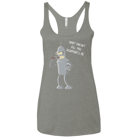 T-Shirts Venetian Grey / X-Small Disappointed Women's Triblend Racerback Tank