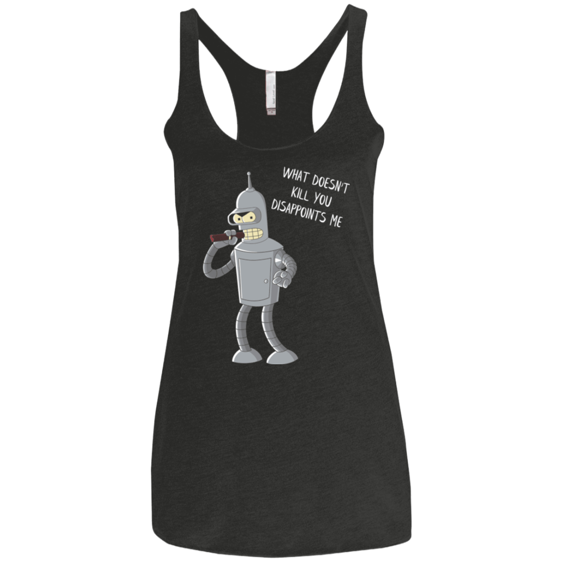 T-Shirts Vintage Black / X-Small Disappointed Women's Triblend Racerback Tank