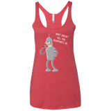 T-Shirts Vintage Red / X-Small Disappointed Women's Triblend Racerback Tank