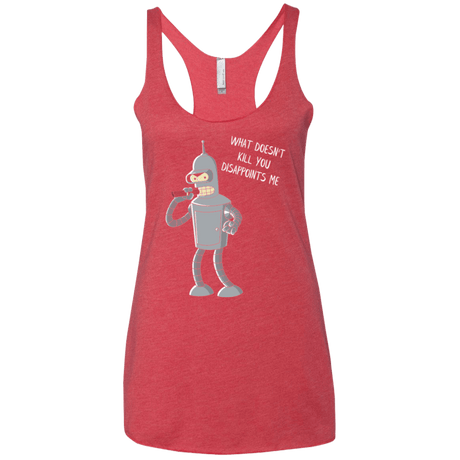 T-Shirts Vintage Red / X-Small Disappointed Women's Triblend Racerback Tank