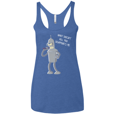 T-Shirts Vintage Royal / X-Small Disappointed Women's Triblend Racerback Tank