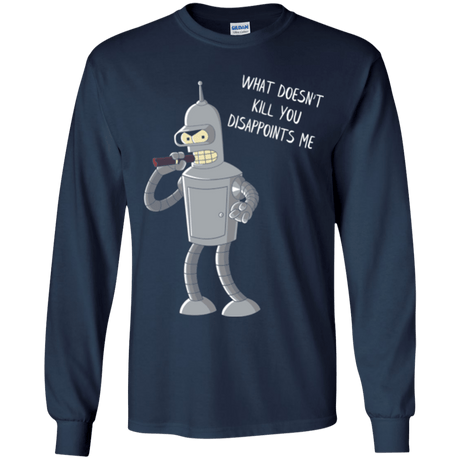 T-Shirts Navy / YS Disappointed Youth Long Sleeve T-Shirt