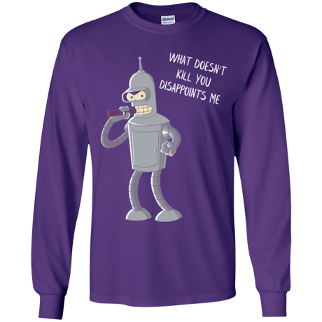 T-Shirts Purple / YS Disappointed Youth Long Sleeve T-Shirt